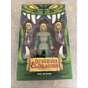 Super7 Dungeons & Dragons Hank the Ranger Animated Series Action Figure NIB